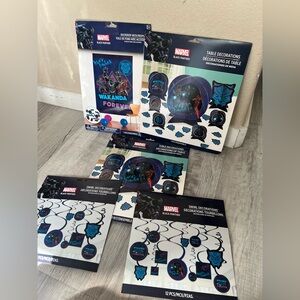 Black panther party decorations